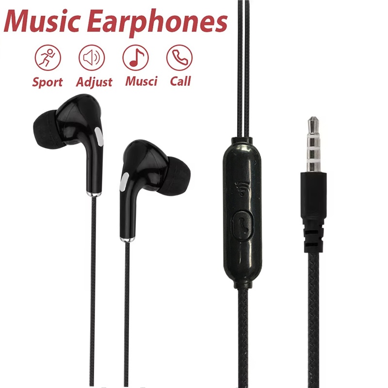 Gaming Headset Wired - Écouteurs filaires de sport pour iPhone