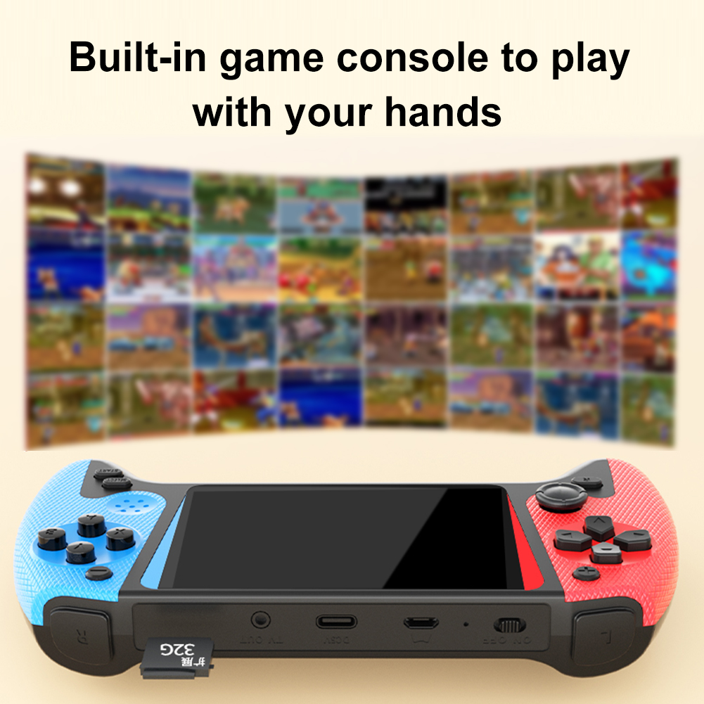 Q21 Gaming Console - Console de jeu portable X9, écran