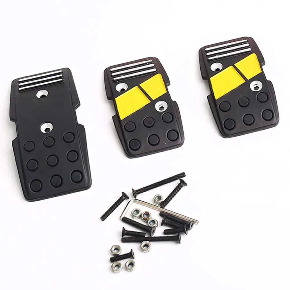 Racing Pedal Set - 3 pièces pédales de voiture manuelles