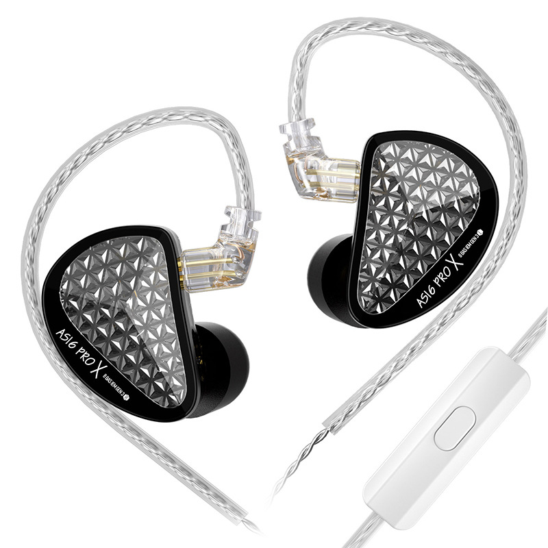 Gaming Headset Wired - 5 écouteurs hybrides filaires AS16 PRO