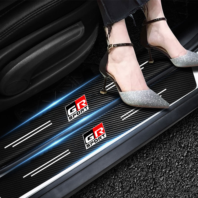 Racing Pedal Set - Autocollants de protection pour pare-chocs arrière