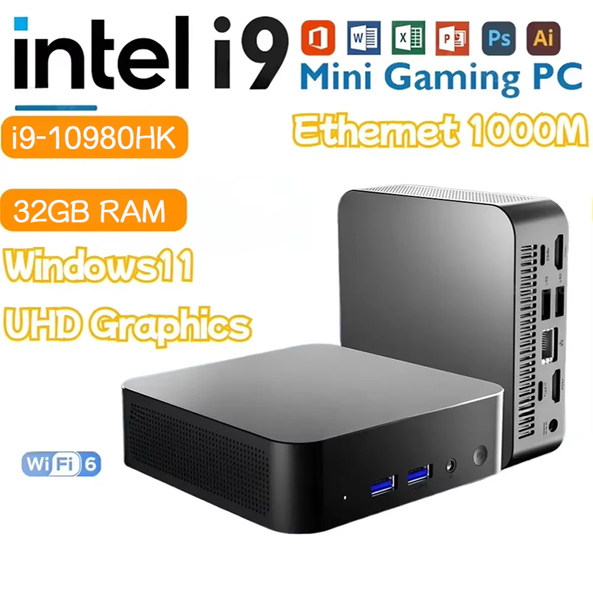 Gaming Console Portable Pc - Mini PC de bureau portable pour