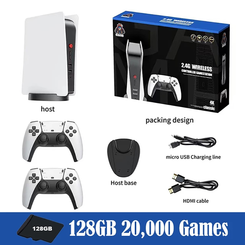 Gaming Console Gs5 - 15000 jeux intégrés Play Station5 télévision