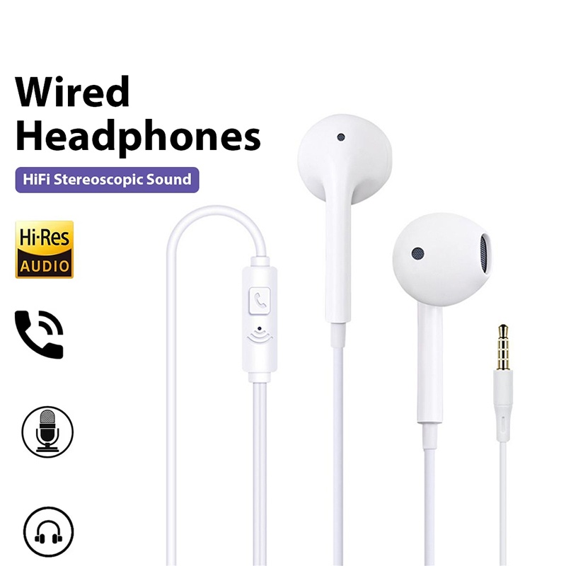Gaming Headset Wired - 3.5mm filaire écouteur dans l'oreille casque