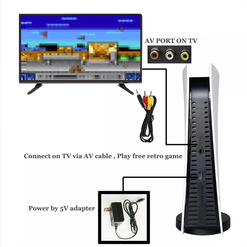 Console de jeu portable rétro  - Gaming Console Gs5 avis et prix