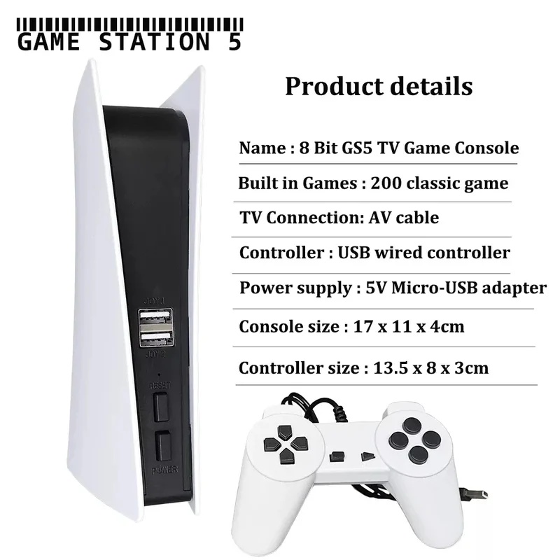 Console de jeu portable rétro  - Gaming Console Gs5 avis et prix