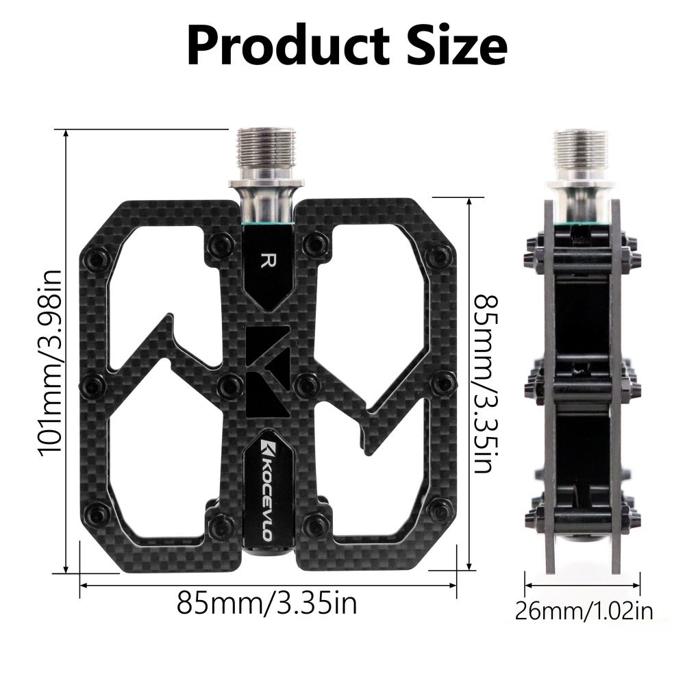 KOCEVLO pédale en Fiber de car - Racing Pedal Set avis et prix