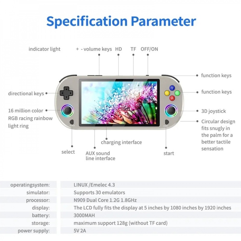 Console de jeu portable rétro  - Q21 Gaming Console avis et prix