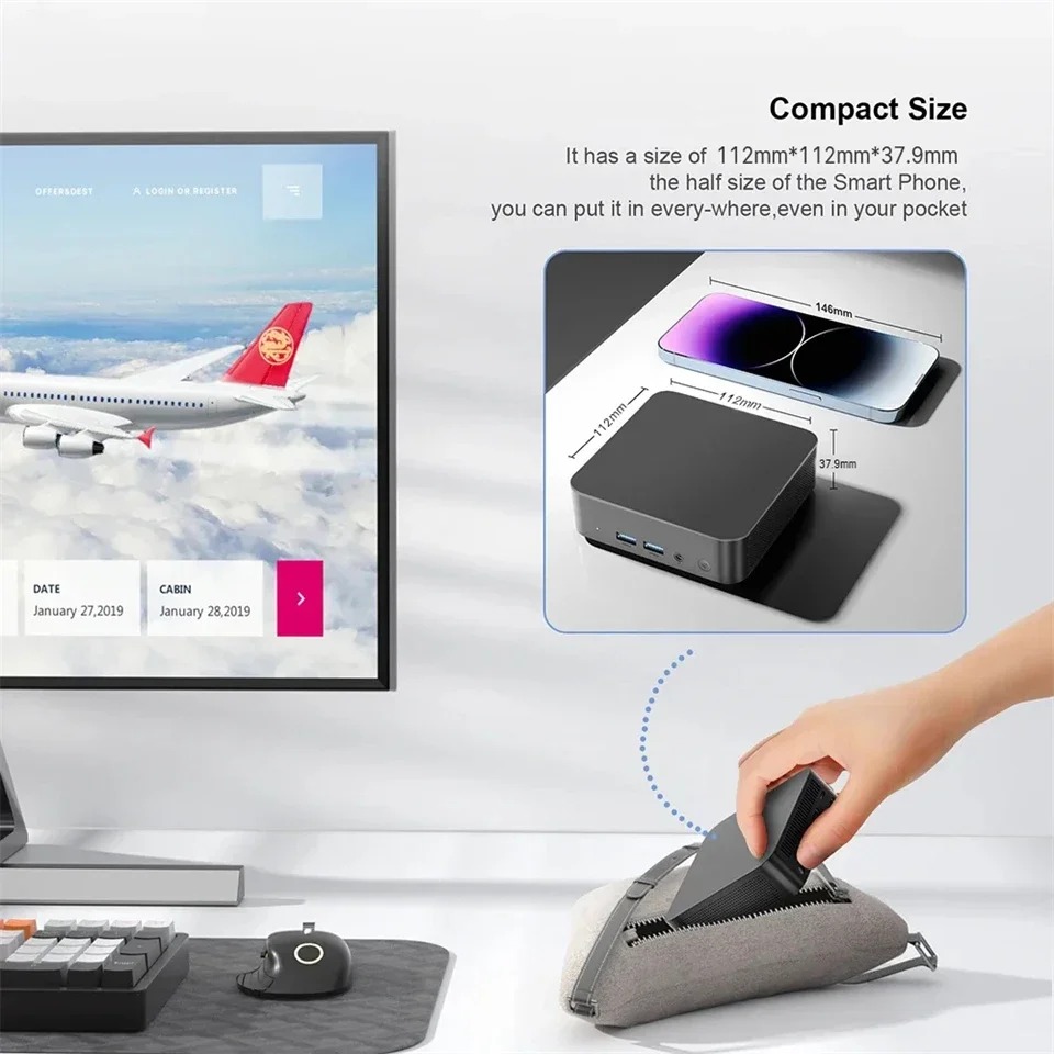 Mini PC de bureau portable pou - Gaming Console Portable Pc avis et prix