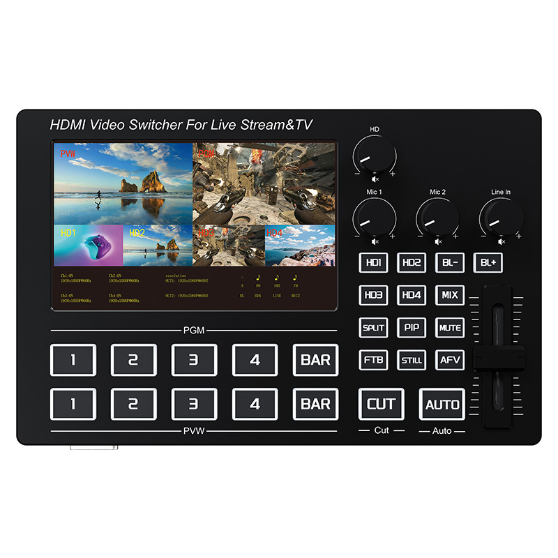 Mélangeur vidéo de diffusion e - Gaming Console Monitor avis et prix