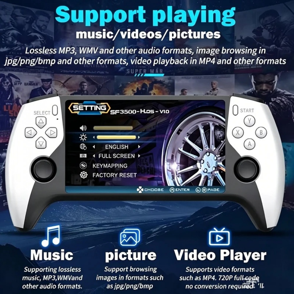 Console de jeu portable SF3500 - Q21 Gaming Console avis et prix